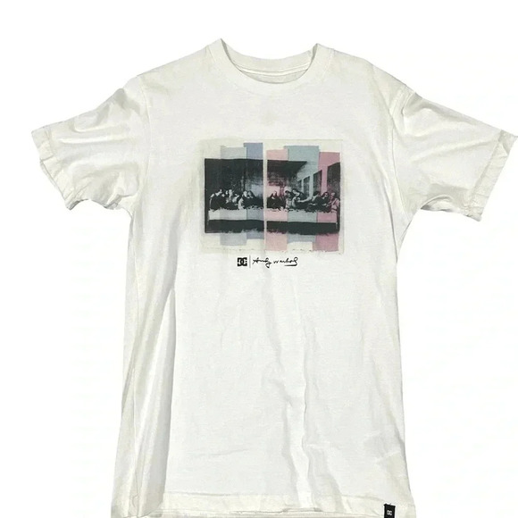 DC White Last Supper Graphic Tee - Picture 1 of 1